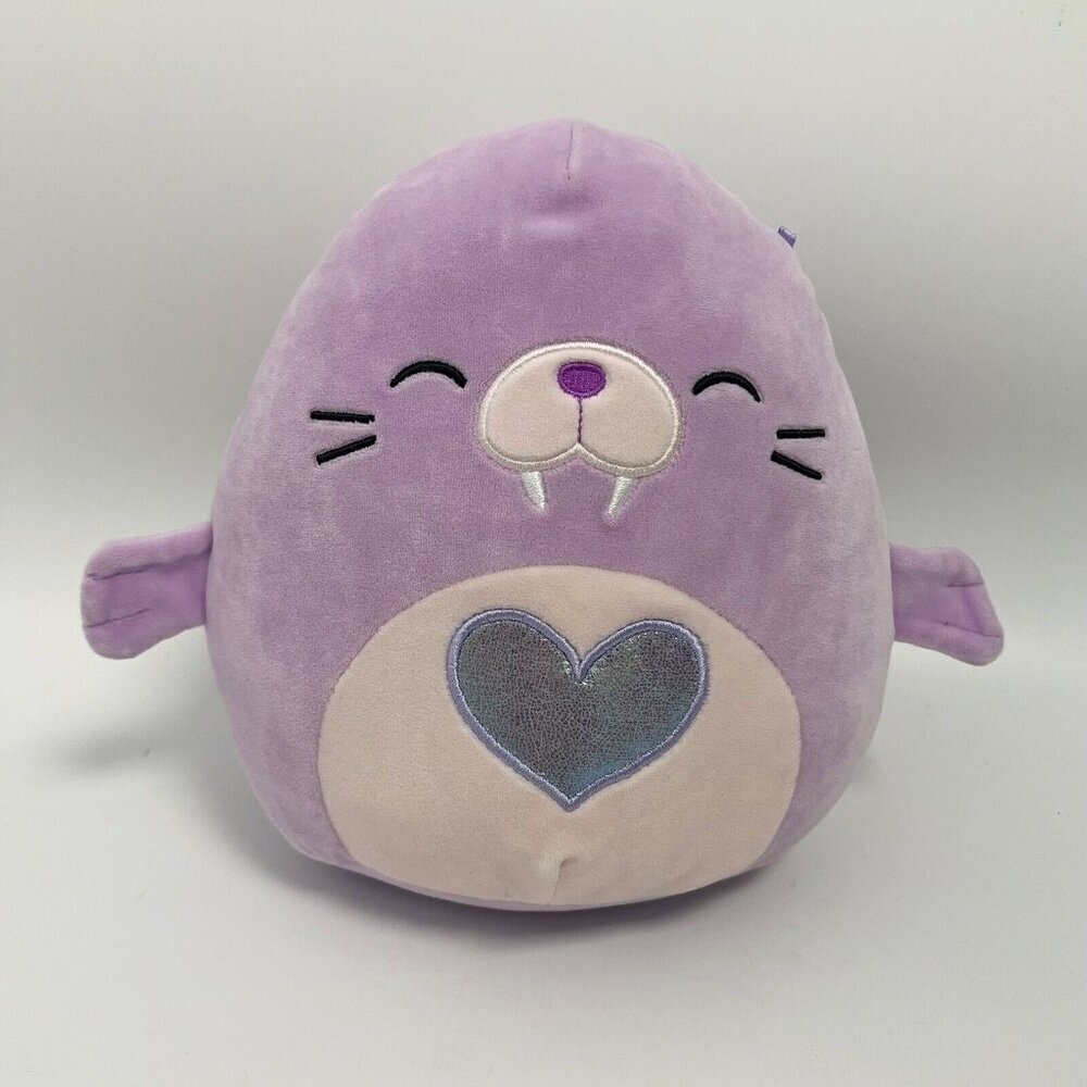 Squishmallows Kelly Toy Winnie The Walrus Plush Animal Purple Girls